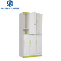 Steel Furniture 6 Door Metal Cloth Wardrobe Changing Room Locker